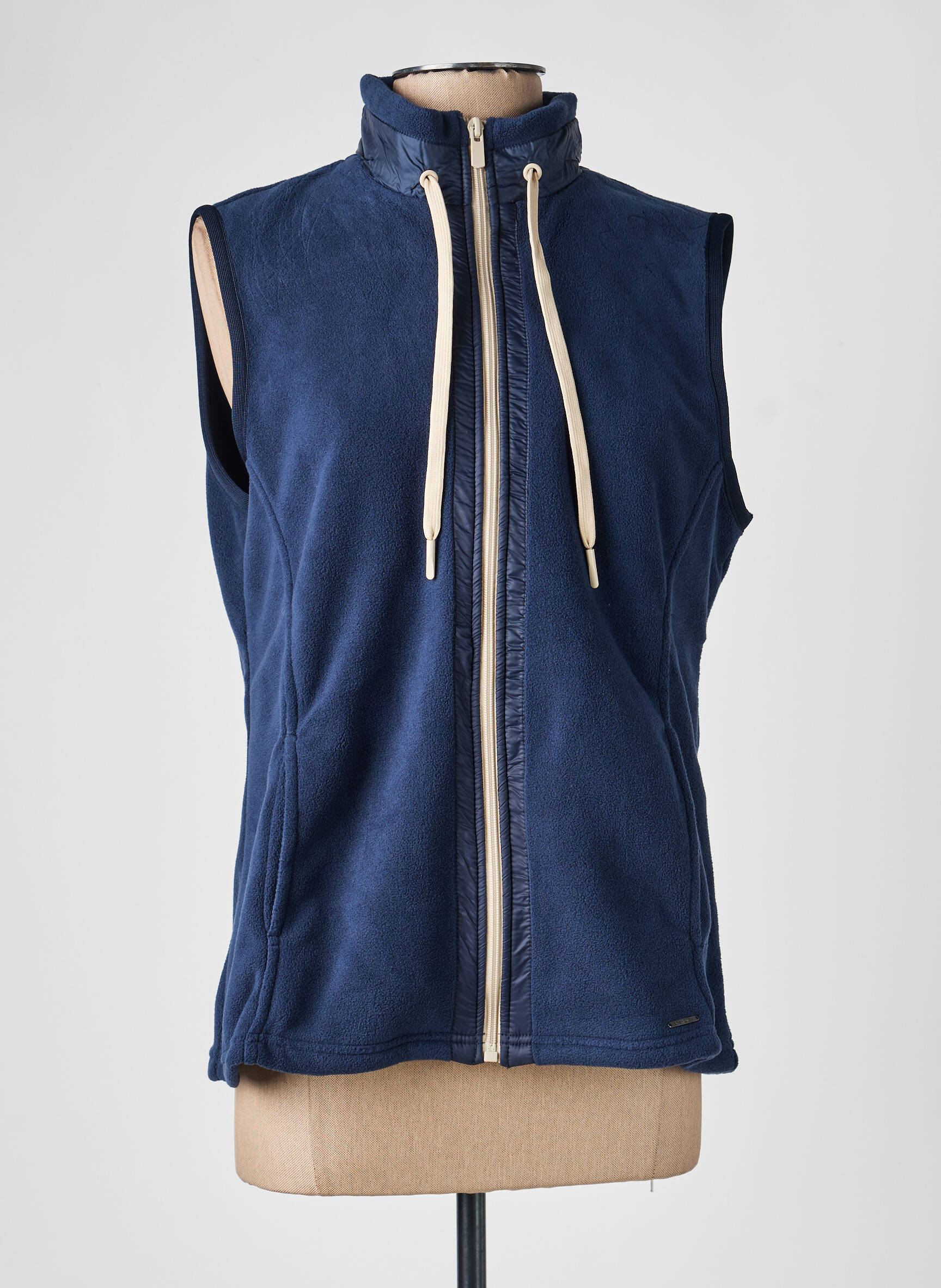 Polaire sans manche bleu BRANDTEX femme