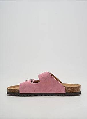 Mules/sabots talon plat jusqu'à 3cm rose ANOTHER STEP femme