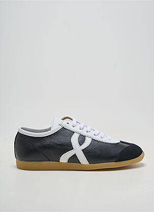 Baskets bout rond talon plat jusqu'à 3cm noir ANOTHER STEP femme