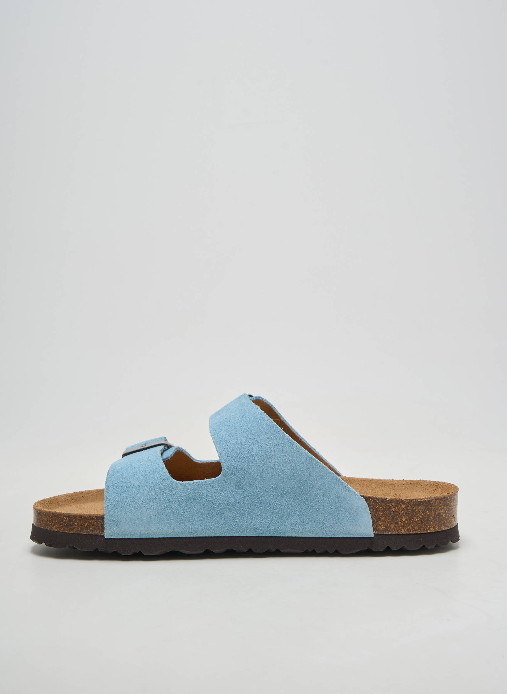 Mules/sabots talon plat jusqu'à 3cm bleu ANOTHER STEP femme