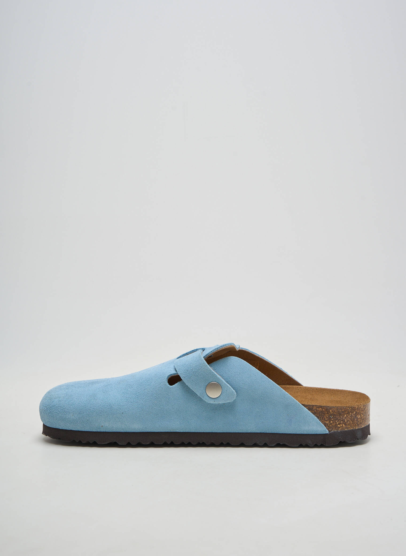 Mules/sabots talon plat jusqu'à 3cm bleu ANOTHER STEP femme