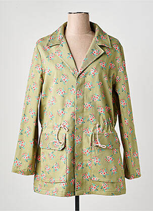 Veste casual col tailleur vert DIXIE femme