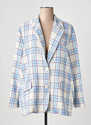 Blazer poches bleu PLEASE femme