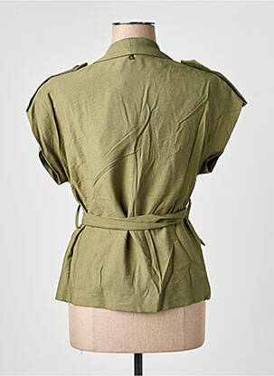 Blazer col châle vert DIXIE femme