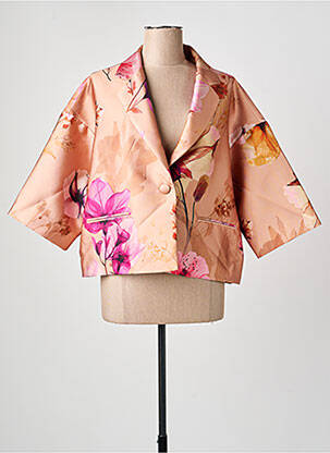 Veste chic poches orange DIXIE femme