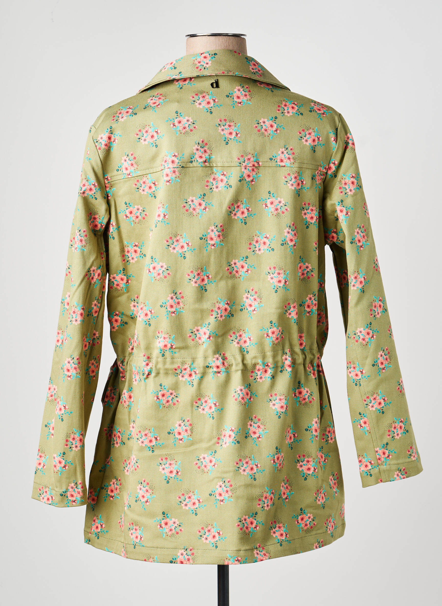 Veste casual col tailleur vert DIXIE femme