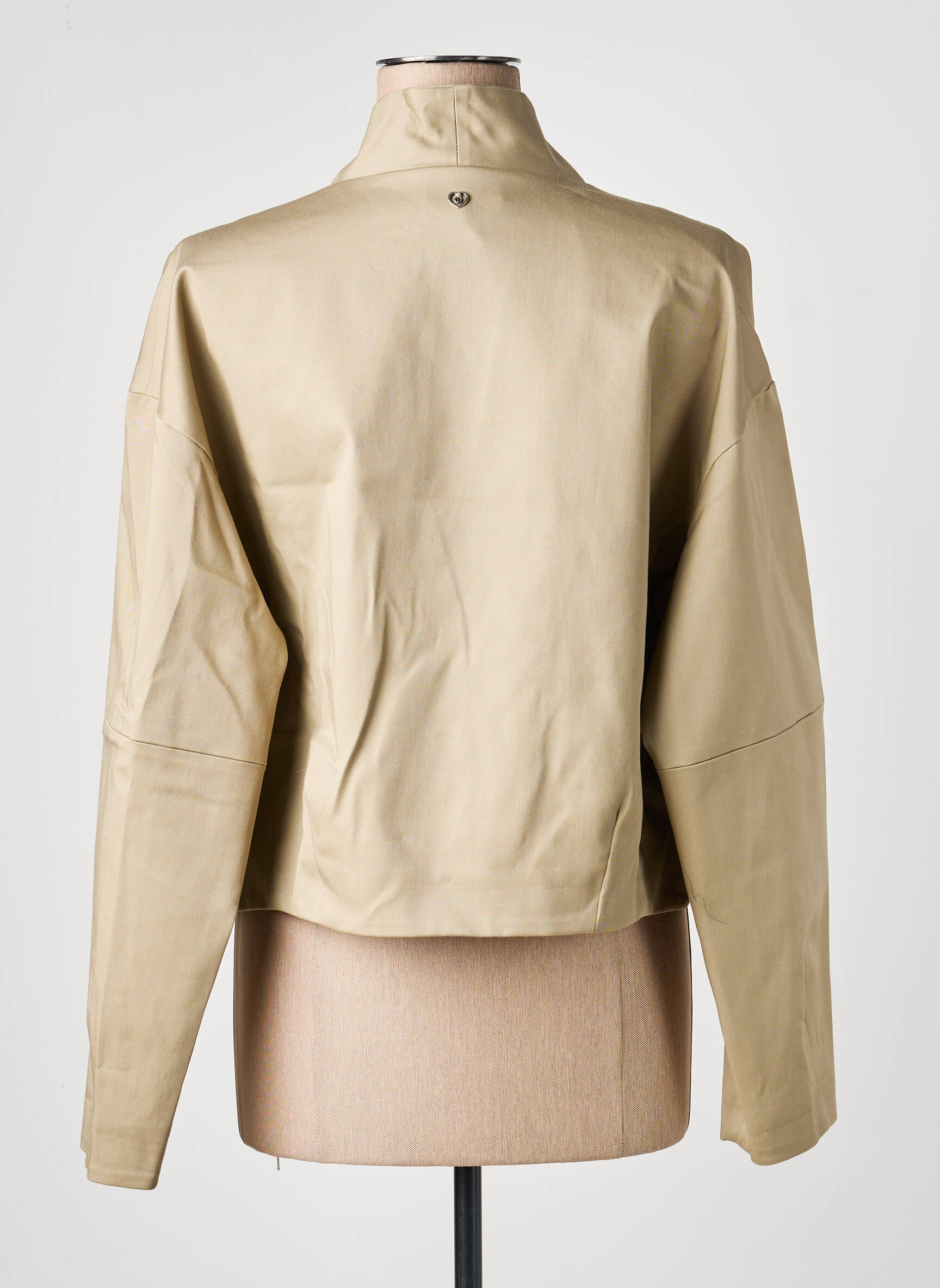 Veste casual coupe droite beige PLEASE femme