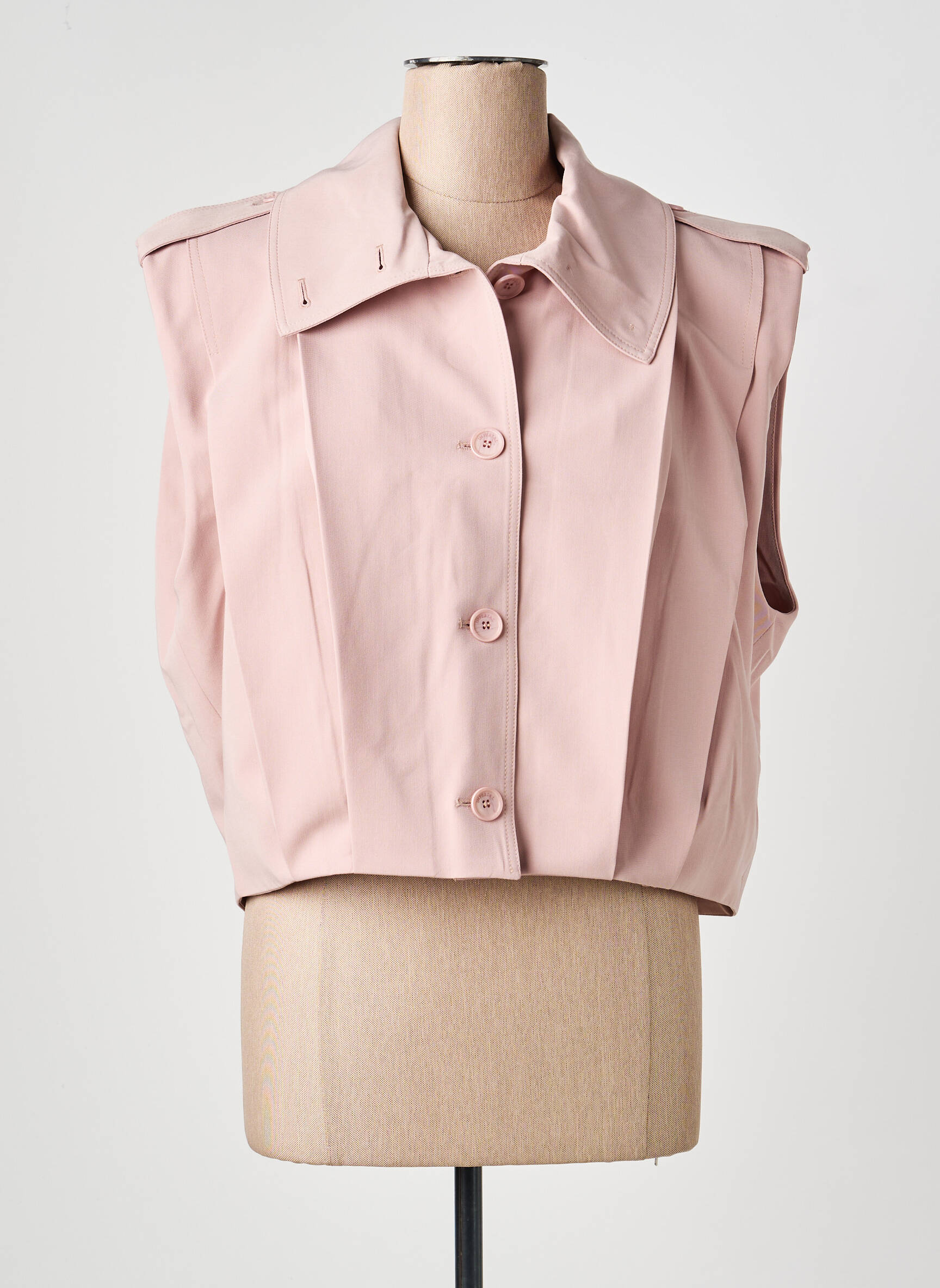 Veste casual col chemisier rose IMPERIAL femme