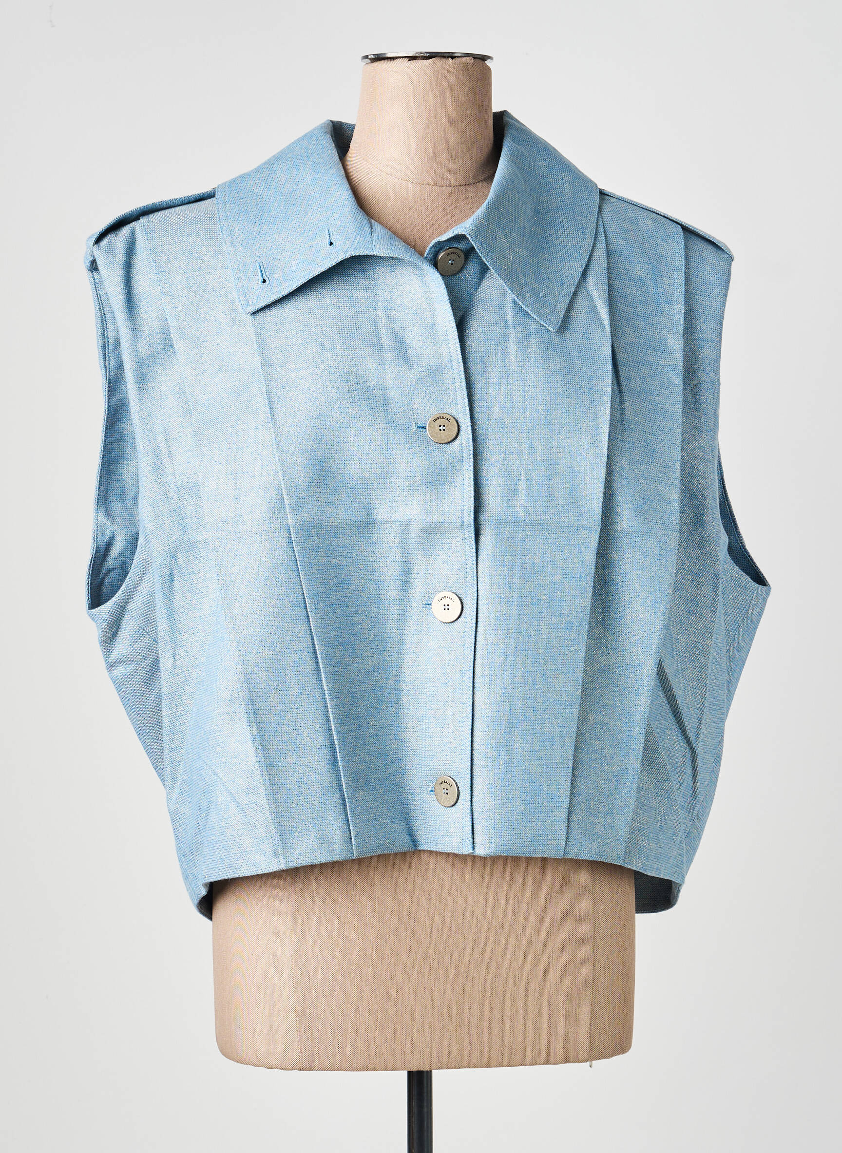 Veste casual poches bleu IMPERIAL femme