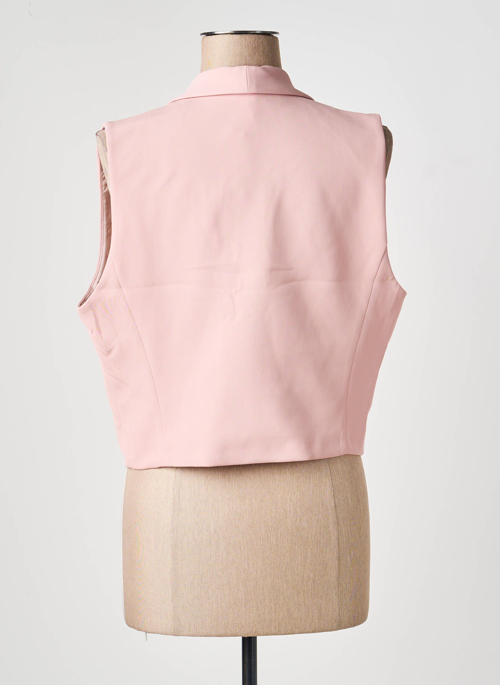 Gilet sans manche coupe cintrée rose IMPERIAL femme
