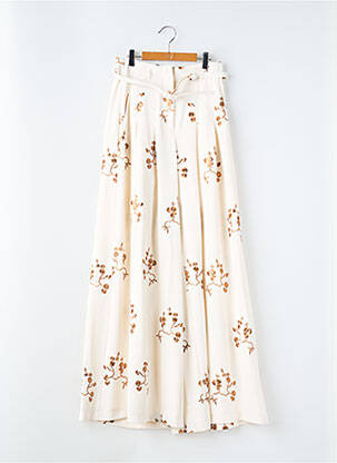 Pantalon flare coupe évasée beige IMPERIAL femme