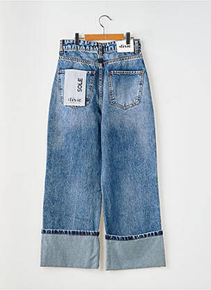 Jeans coupe droite poches bleu DIXIE femme