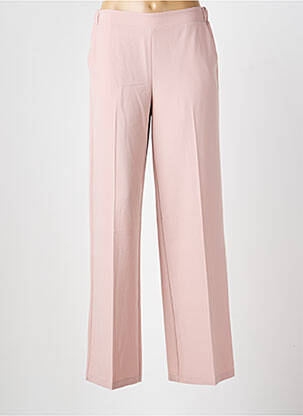 Pantalon droit taille élastique rose IMPERIAL femme