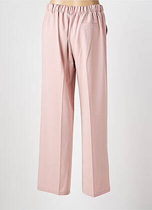 Pantalon droit taille élastique rose IMPERIAL femme