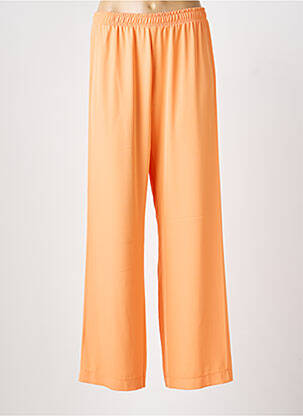 Pantalon droit taille élastique orange IMPERIAL femme