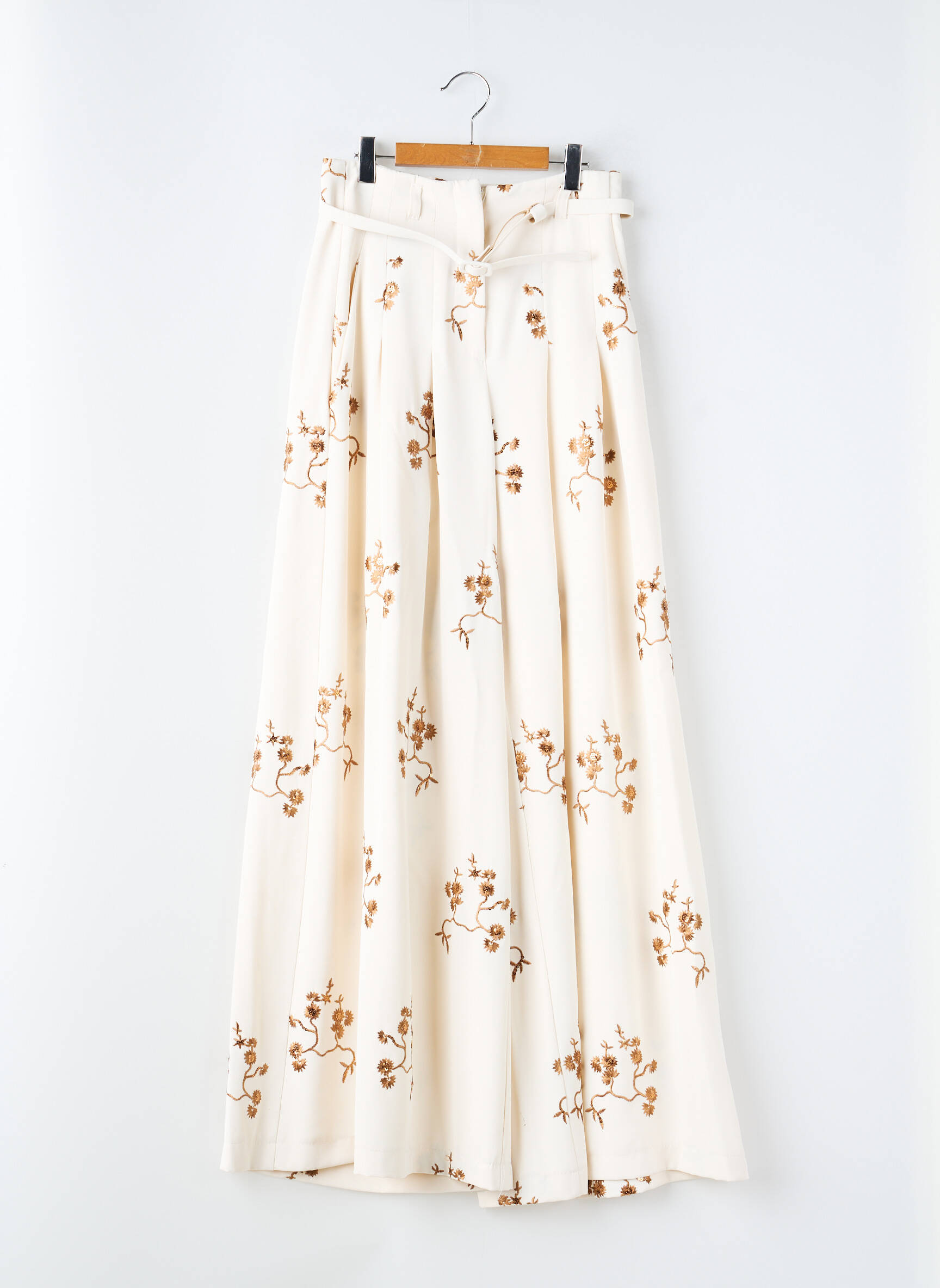 Pantalon flare coupe évasée beige IMPERIAL femme