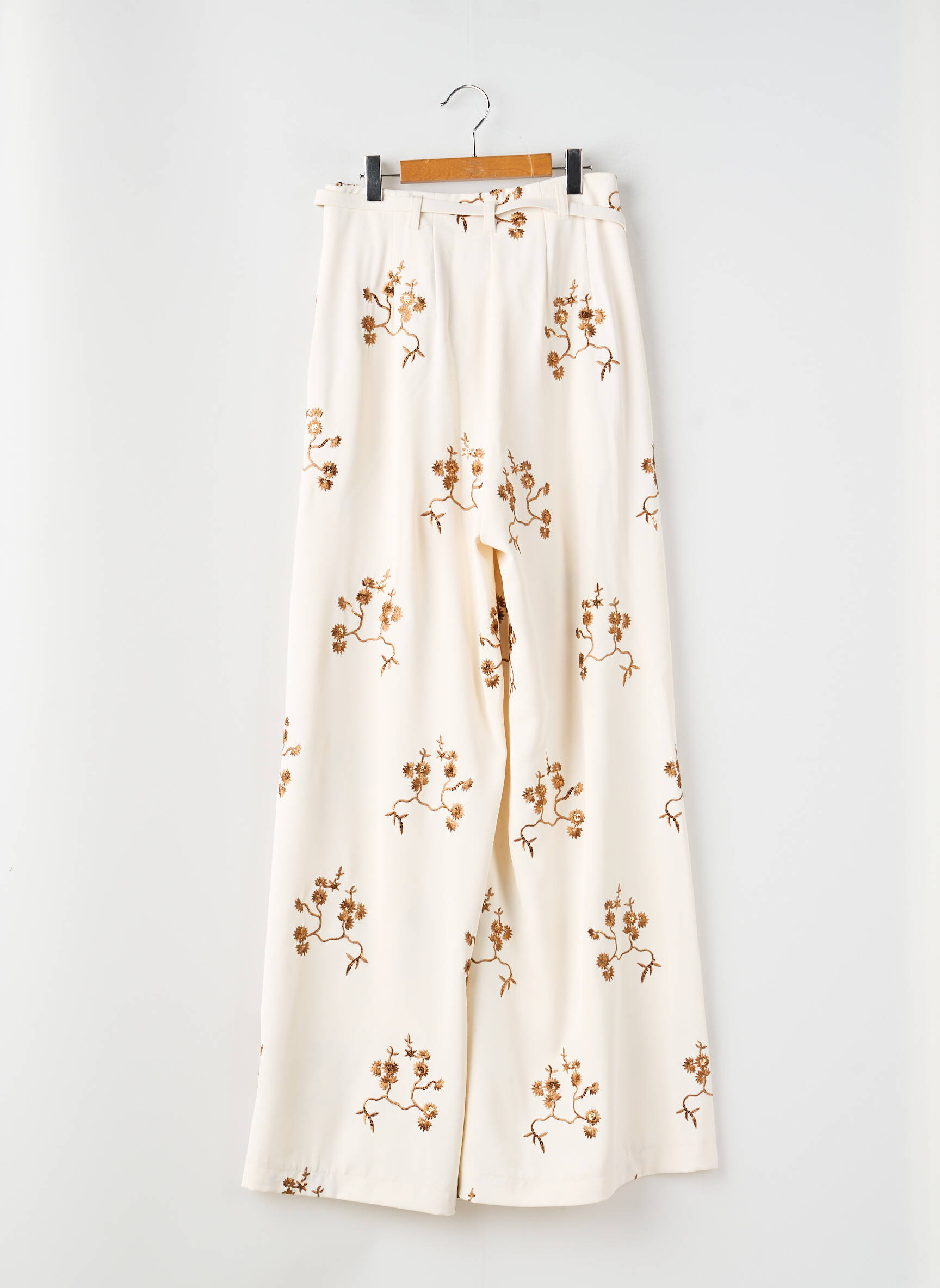 Pantalon flare coupe évasée beige IMPERIAL femme