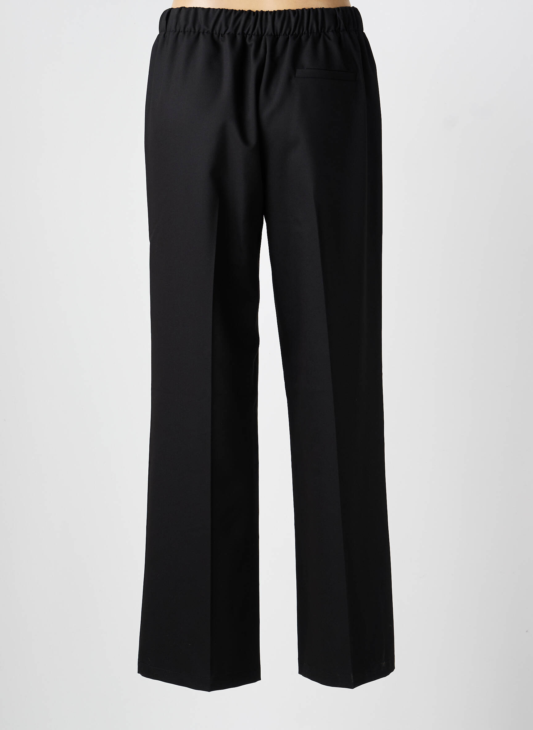 Pantalon droit taille élastique noir IMPERIAL femme
