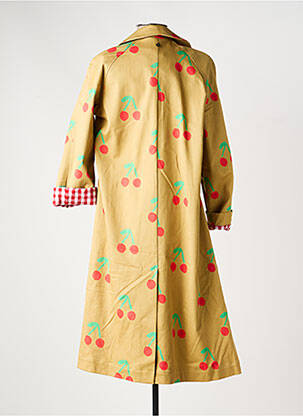 Trench fermeture boutonnée sur le devant sans capuche beige DIXIE femme