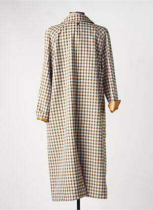 Trench fermeture boutonnée sur le devant sans capuche beige DIXIE femme