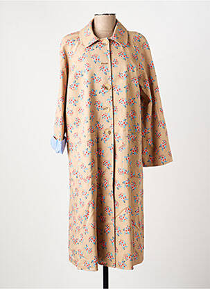 Trench fermeture boutonnée sur le devant sans capuche beige DIXIE femme