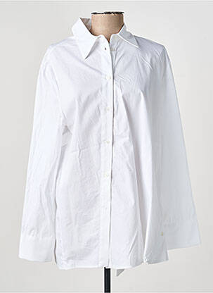 Chemisier coupe droite manches longues blanc IMPERIAL femme