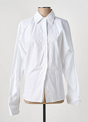Chemisier coupe droite manches longues blanc IMPERIAL femme