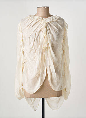 Top coupe fluide sans manche beige DIXIE femme