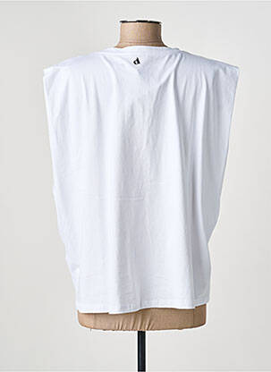Top sans manche sans manche blanc DIXIE femme