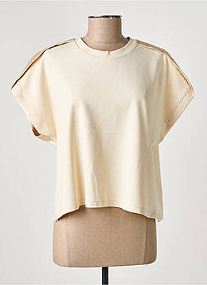 Top manches courtes manches courtes beige IMPERIAL femme