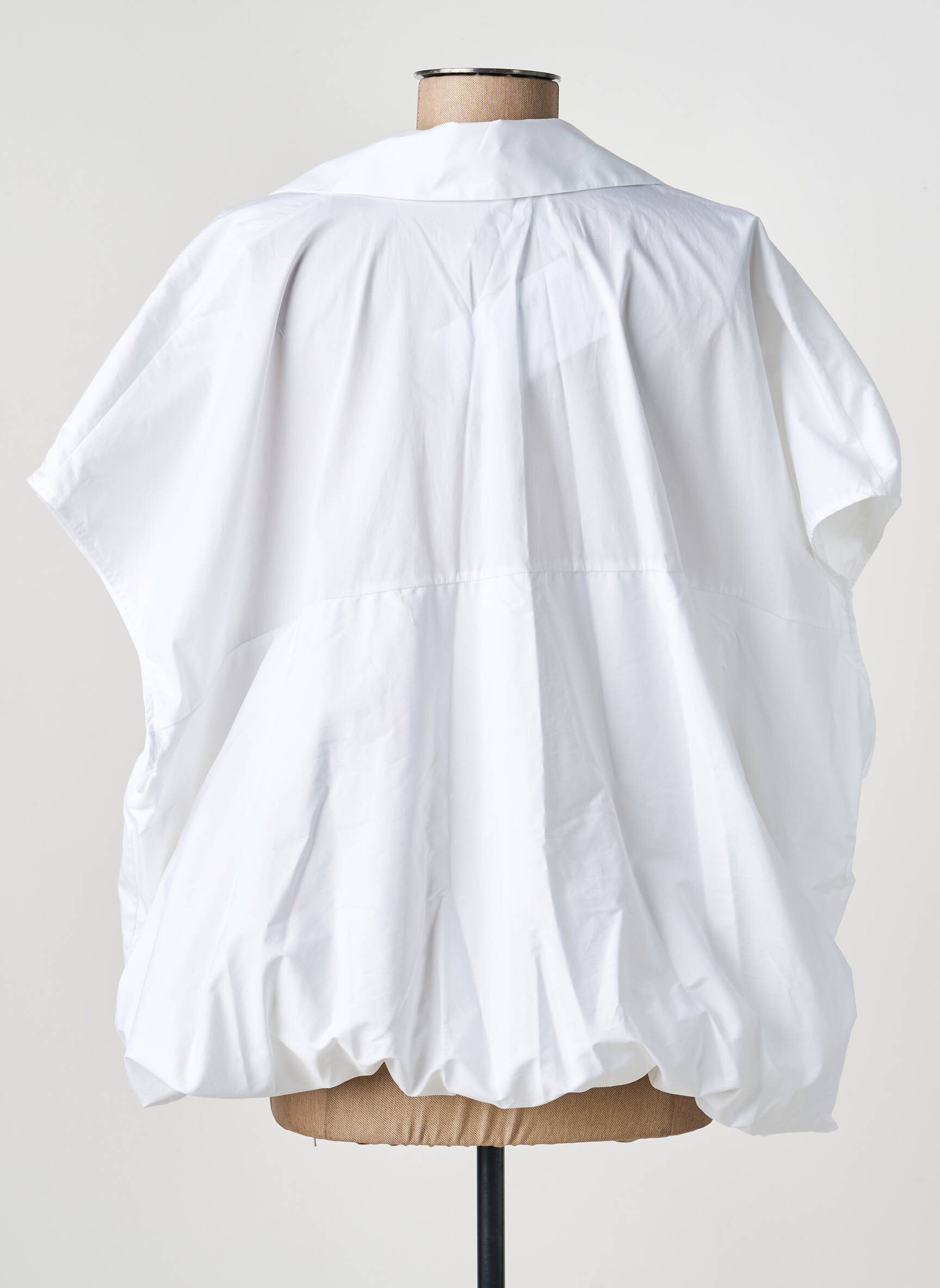 Top col v sans manche blanc IMPERIAL femme