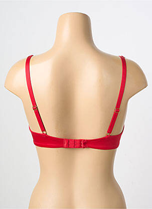 Soutien-gorge effet matière satinée haut soutien-gorge emboitant rouge WACOAL femme