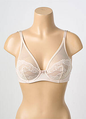 Soutien-gorge effet matière satinée haut soutien-gorge emboitant rose WACOAL femme
