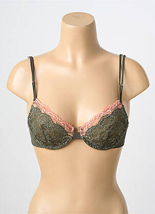 Soutien-gorge légère et transparente haut soutien-gorge emboitant vert ANDRES SARDA femme