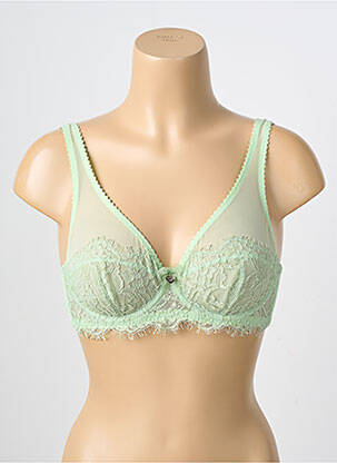 Soutien-gorge broderie haut soutien-gorge emboitant vert TWINSET femme