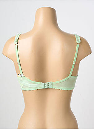 Soutien-gorge broderie haut soutien-gorge emboitant vert TWINSET femme
