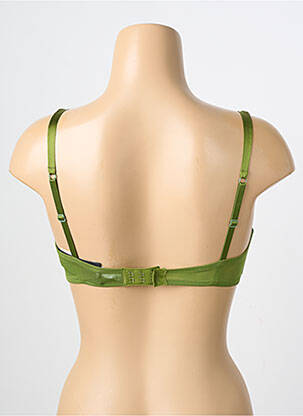 Soutien-gorge effet matière satinée haut soutien-gorge emboitant vert ANDRES SARDA femme
