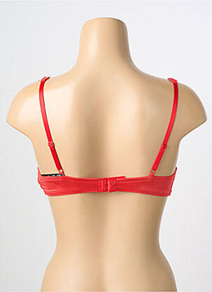 Soutien-gorge effet matière satinée haut soutien-gorge emboitant rouge WACOAL femme