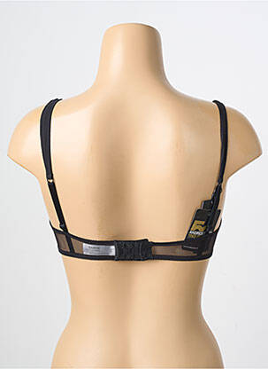 Soutien-gorge effet matière satinée haut soutien-gorge emboitant noir ANDRES SARDA femme