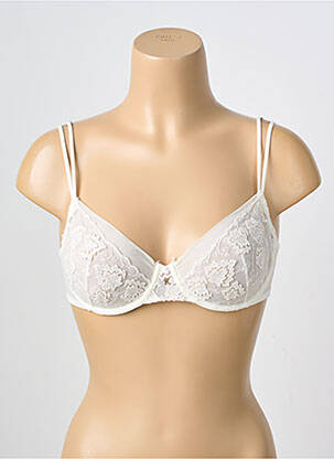 Soutien-gorge légère et transparente haut soutien-gorge emboitant beige RITRATTI femme