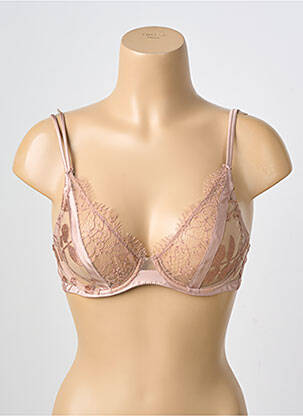 Soutien-gorge effet matière satinée haut soutien-gorge emboitant chair ANDRES SARDA femme