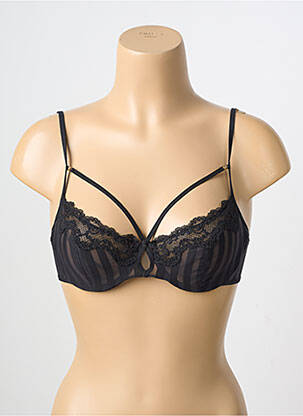 Soutien-gorge bretelle multi position haut soutien-gorge emboitant noir ANDRES SARDA femme