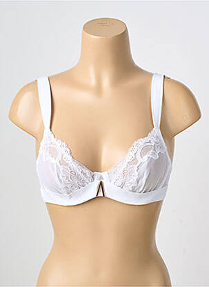 Soutien-gorge légère et transparente haut soutien-gorge emboitant blanc ANDRES SARDA femme