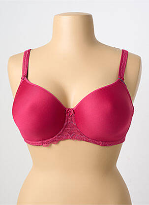 Soutien-gorge effet matière satinée haut soutien-gorge moulé rouge FANTASIE femme