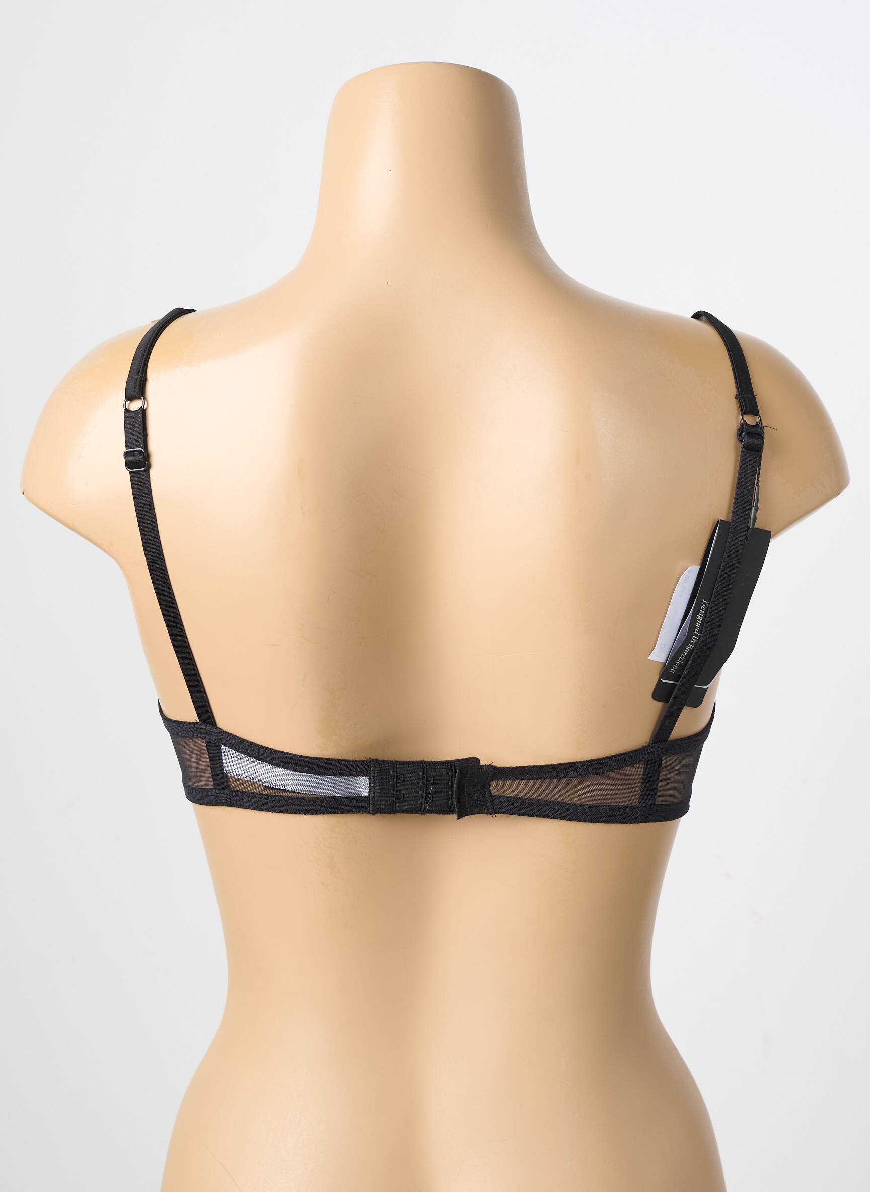 Soutien-gorge sans armature haut soutien-gorge emboitant noir ANDRES SARDA femme