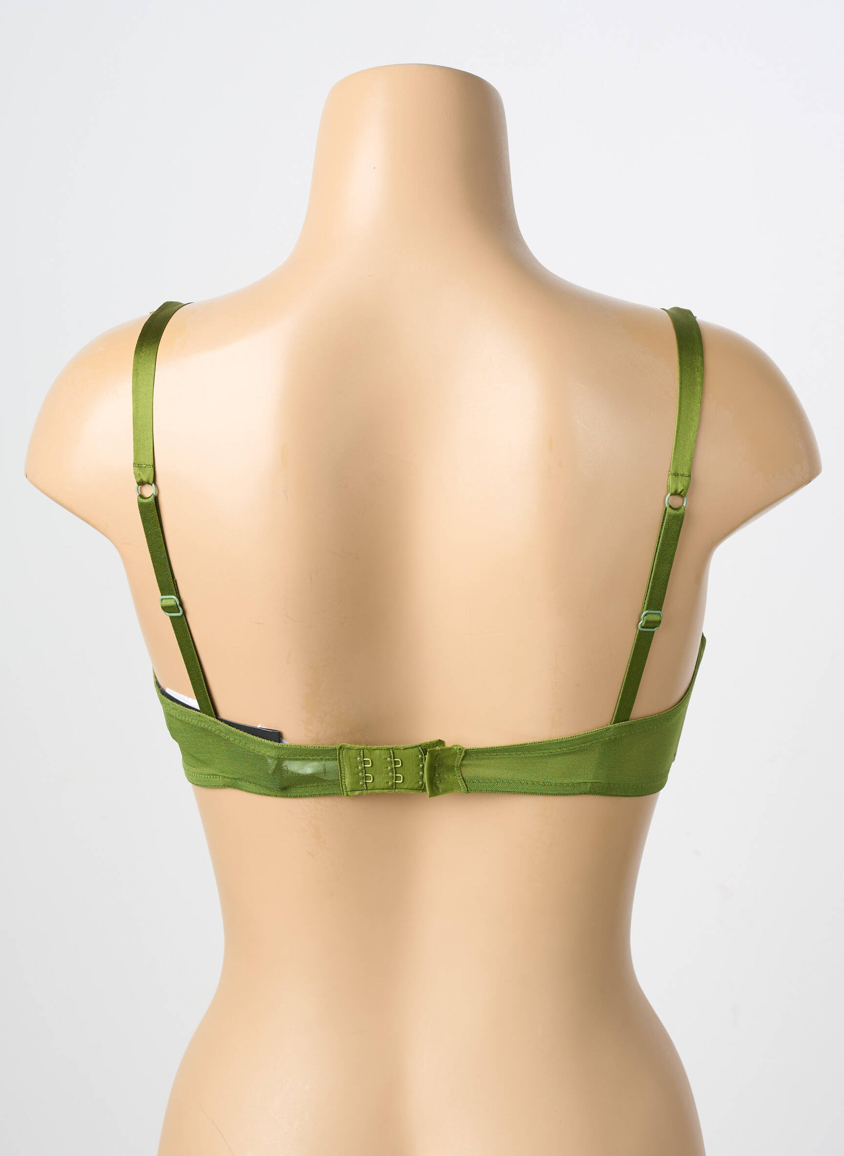 Soutien-gorge effet matière satinée haut soutien-gorge emboitant vert ANDRES SARDA femme
