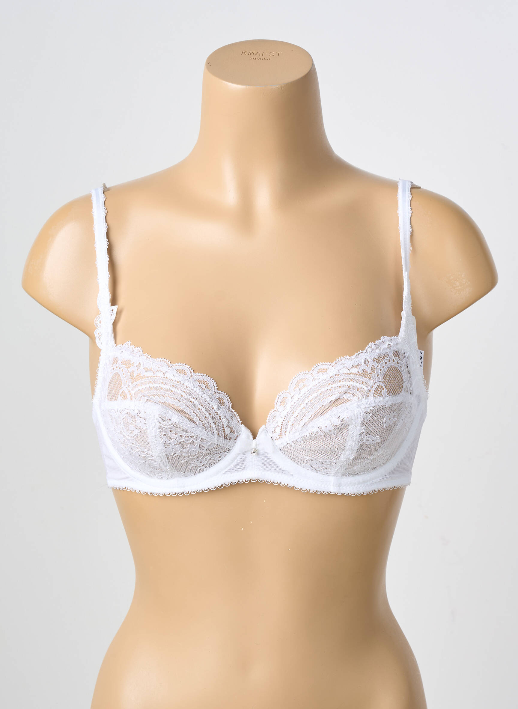 Soutien-gorge légère et transparente haut soutien-gorge emboitant blanc WACOAL femme