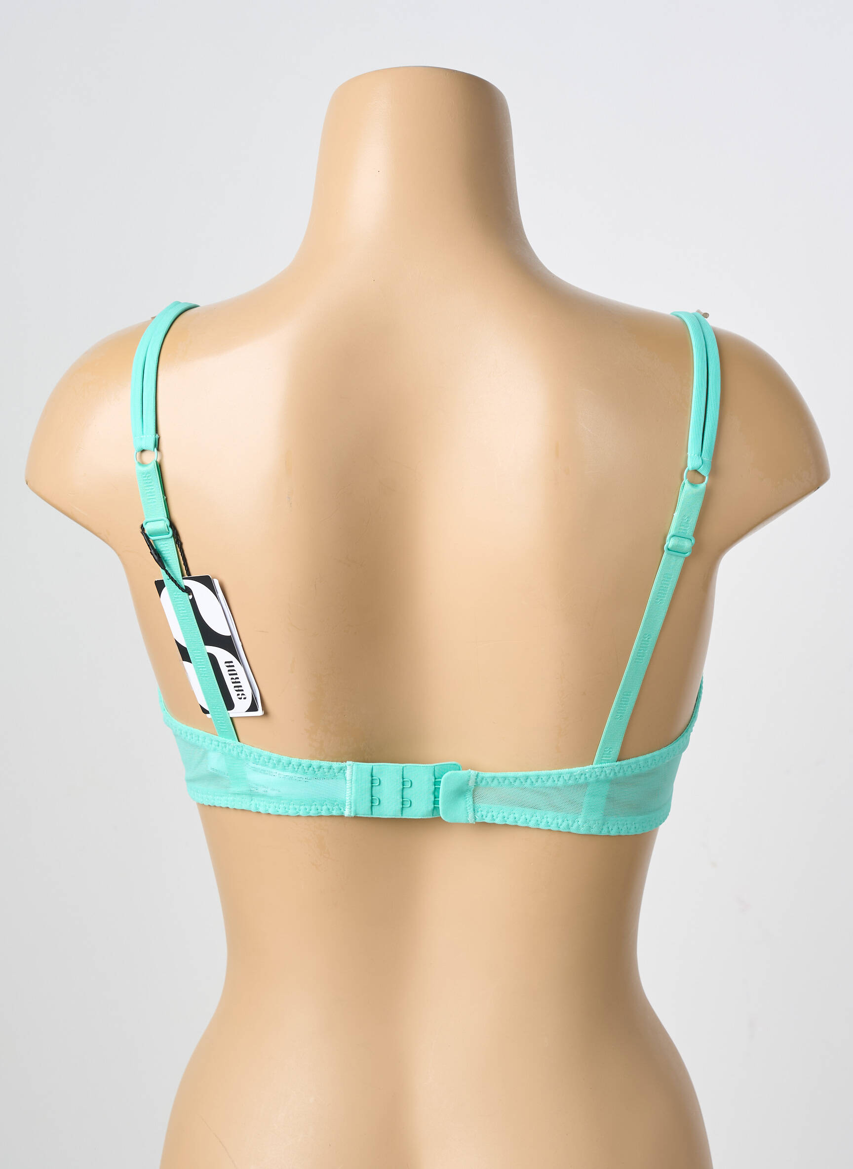 Soutien-gorge légère et transparente haut soutien-gorge emboitant vert ANDRES SARDA femme