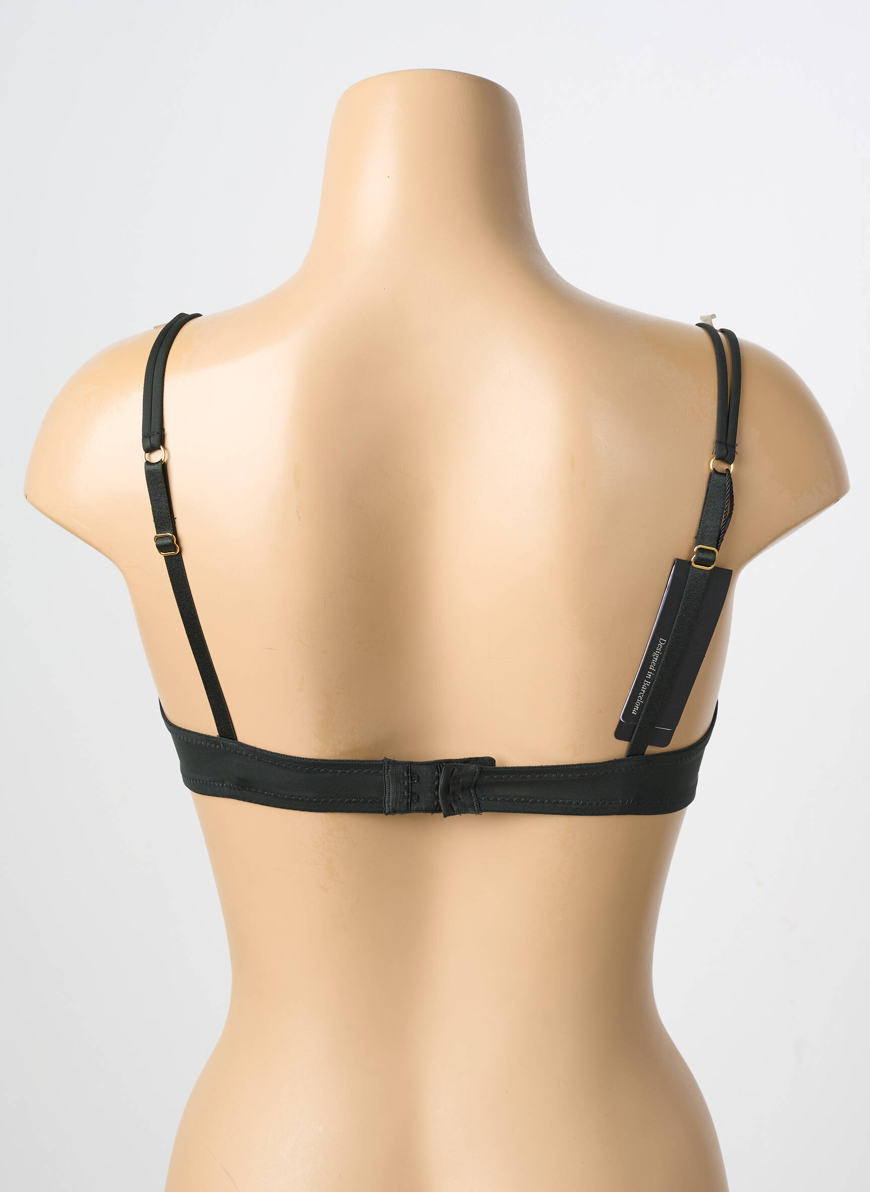 Soutien-gorge légère et transparente haut soutien-gorge emboitant vert ANDRES SARDA femme