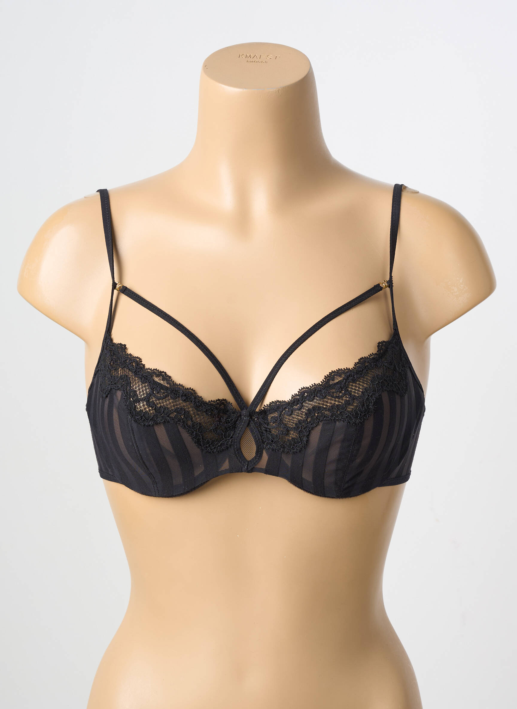 Soutien-gorge bretelle multi position haut soutien-gorge emboitant noir ANDRES SARDA femme